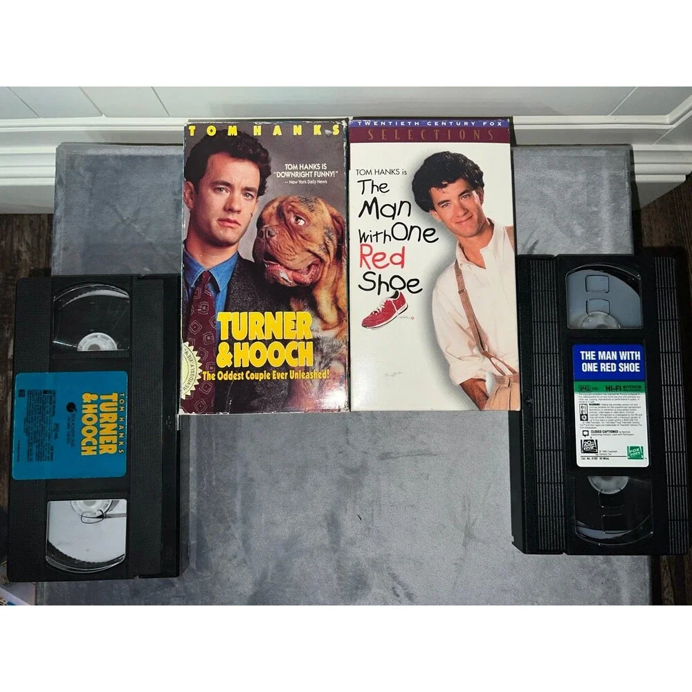 Retro VHS tape collection, Tom Hanks, Richard Simmons bundle